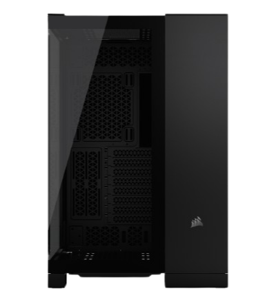Corsair 6500X ブラック PCケース 6500X ミッドタワー デュアルチャンバー PC ケース - ブラック